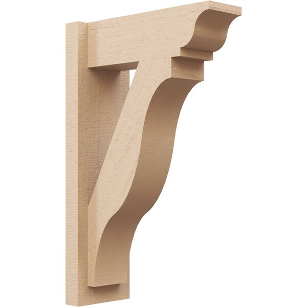 Ekena Millwork 5 1/2-in W x 14-in D x 22-in H Funston Trad Rough Cedar Woodgrain TimberThane Outlooker, Primed Tan OUTUR055X14X22FST04RCPR - main